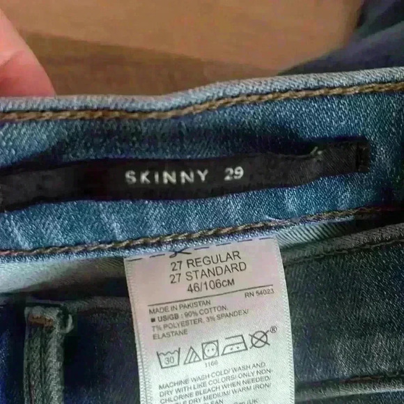 Banana Republic Denim Jeans Skinny 29 Size 27 Regular - Picture 5 of 6